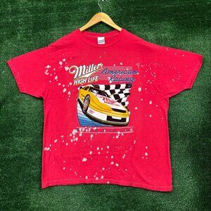 Miller High Life American Racing Nascar style T-Shirt Size Large